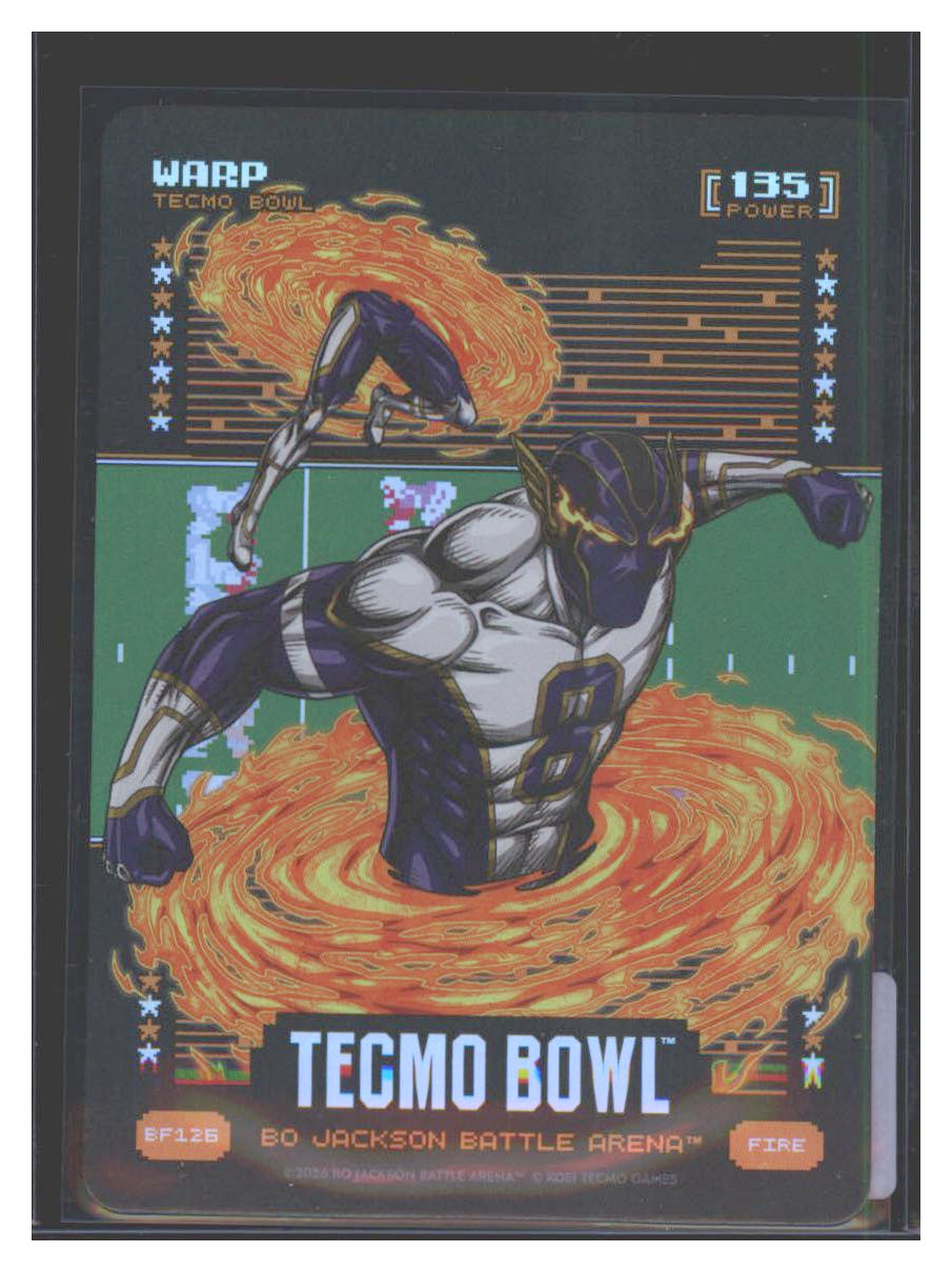 Photo 1 of 2023 Tecmo Bowl BF125 Bo Jackson Battle Arena Warp 2023 BF125 Warp Bo Jackson Battle Arena #8 (Bo Jackson)