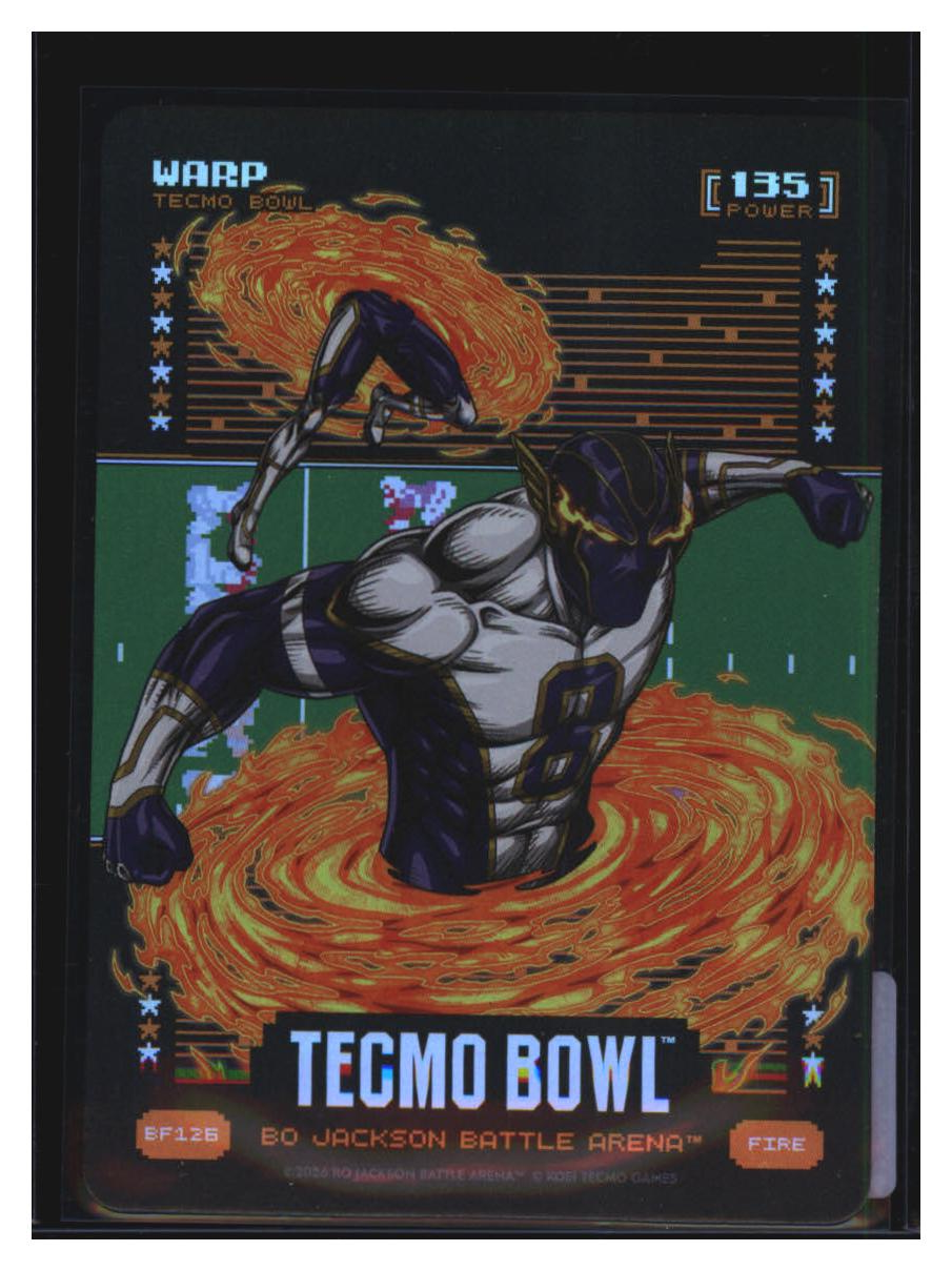 Photo 2 of 2026 Bo Jackson Battle Arena Tecmo Bowl Edition Battlefoil Warp (Lamar Jackson) #BF126