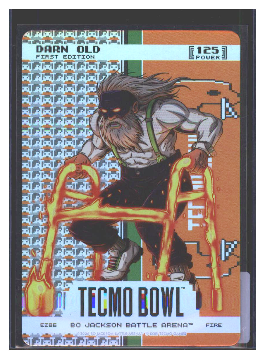 Photo 1 of 2026 KOEI,TECMO GAMES TECMO BOWL BO JACKSON BATTLE ARENA Fire #EZ86
