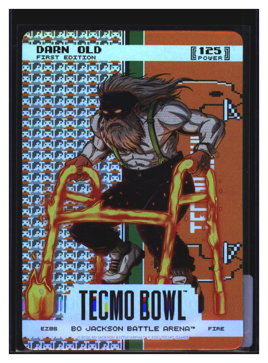 Photo 15 of 2026 KOEI,TECMO GAMES TECMO BOWL BO JACKSON BATTLE ARENA Fire #EZ86