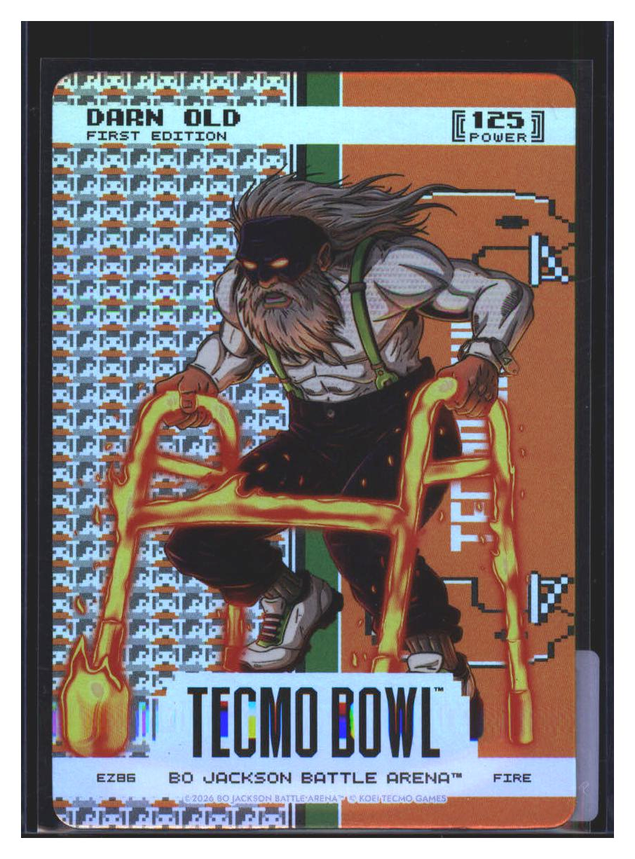 Photo 25 of 2026 Bo Jackson Battle Arena Tecmo Bowl Edition Endzone Battlefoil Darn Old (Sam Darnold) #EZ86