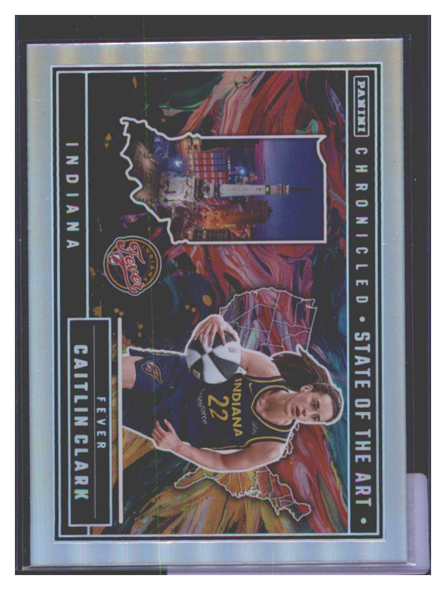 Photo 1 of 2025 Panini Chronicled State of the Art Shimmer Caitlin Clark