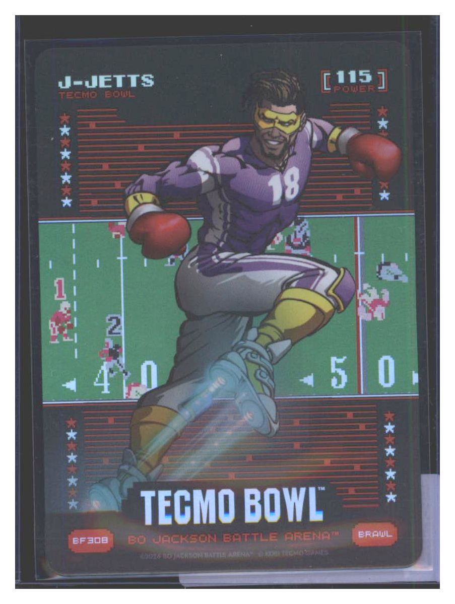 Photo 1 of 2024 Bo Jackson Battle Arena Battlefoil Tecmo Bowl J-Jetts (Justin Jefferson) #BF308