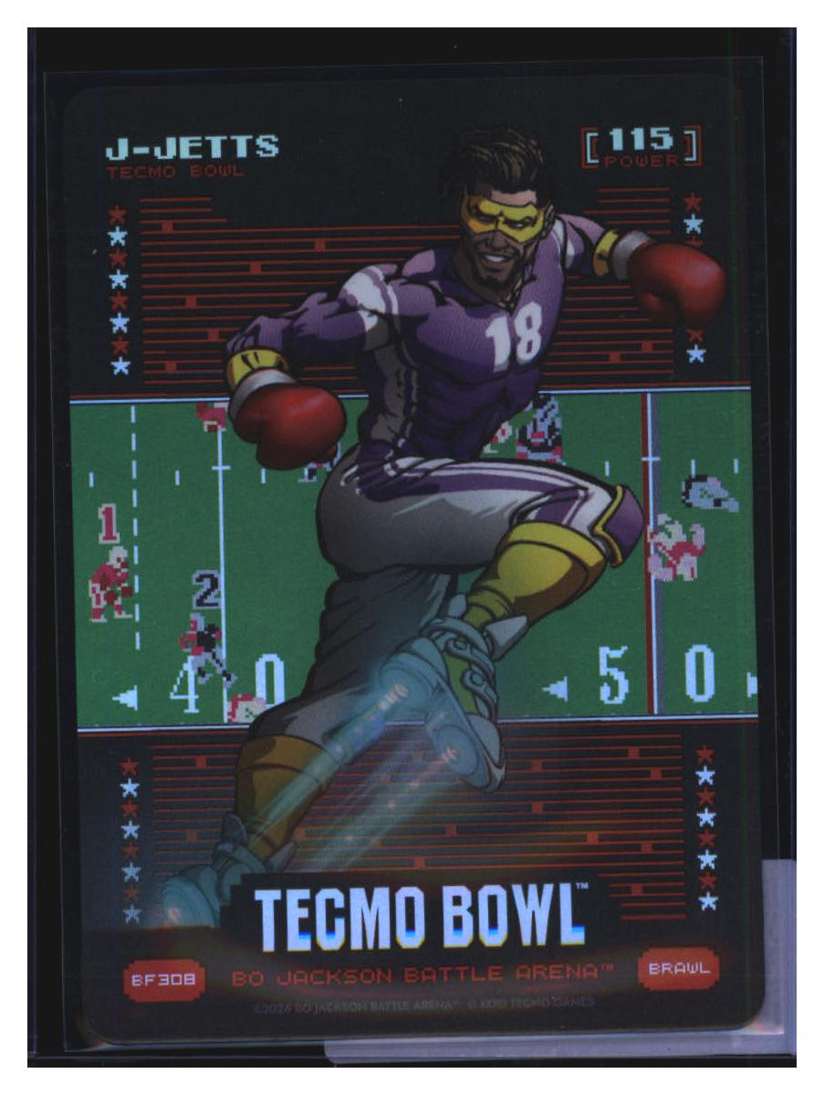 Photo 2 of 2024 Bo Jackson Battle Arena Battlefoil Tecmo Bowl J-Jetts (Justin Jefferson) #BF308