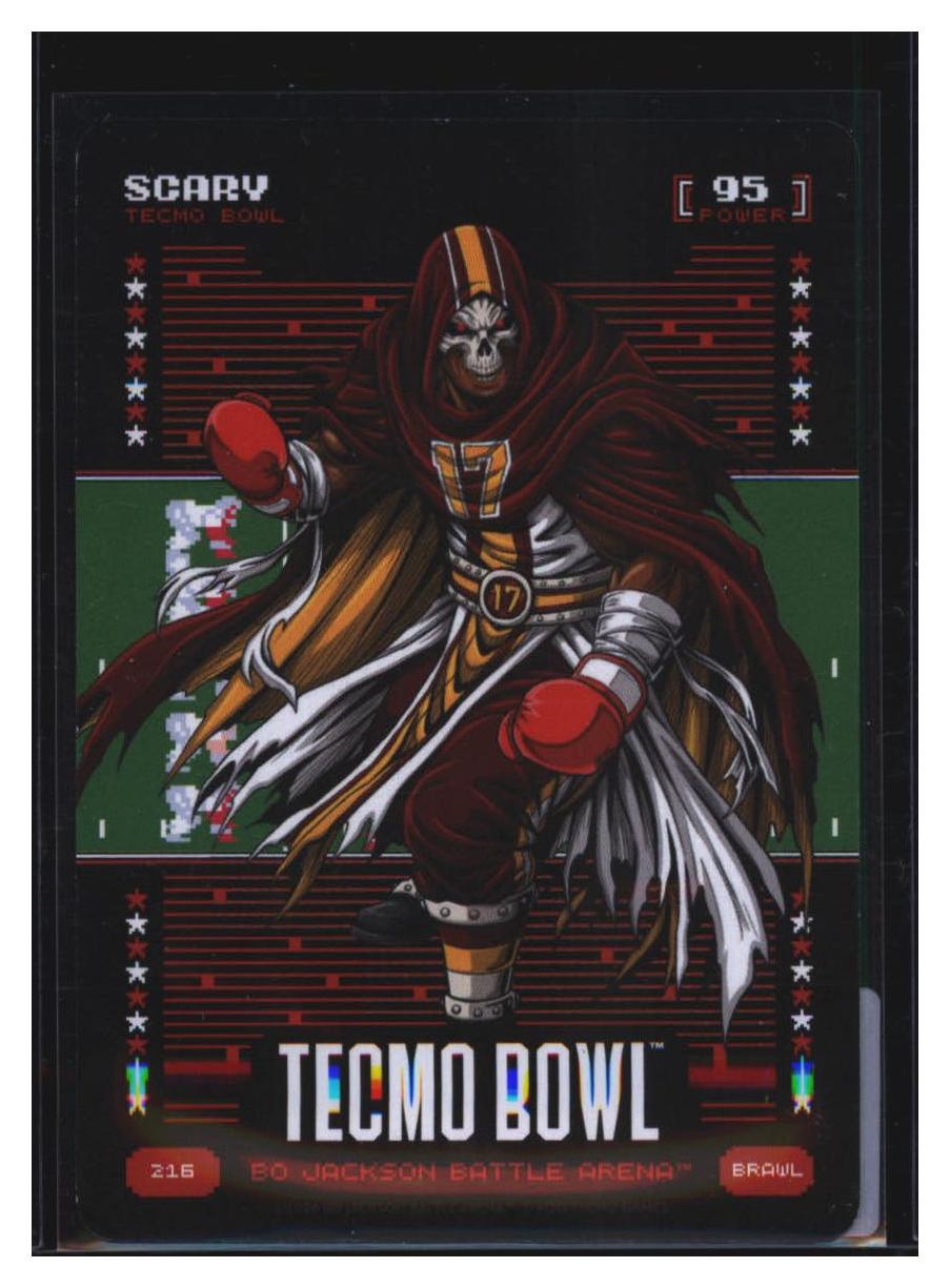 Photo 2 of 2026 Bo Jackson Battle Arena Tecmo Bowl Base Set Scary (Terry McLaurin) #216