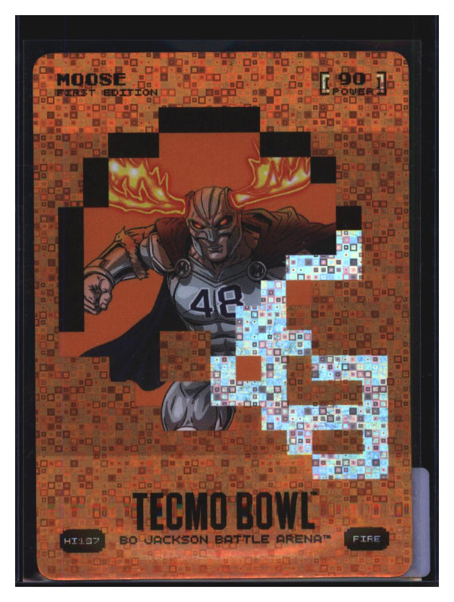 Photo 2 of 2026 Bo Jackson Battle Arena Tecmo Bowl Helmet Icon Battlefoil Moose (Daryl Johnston) #HI197