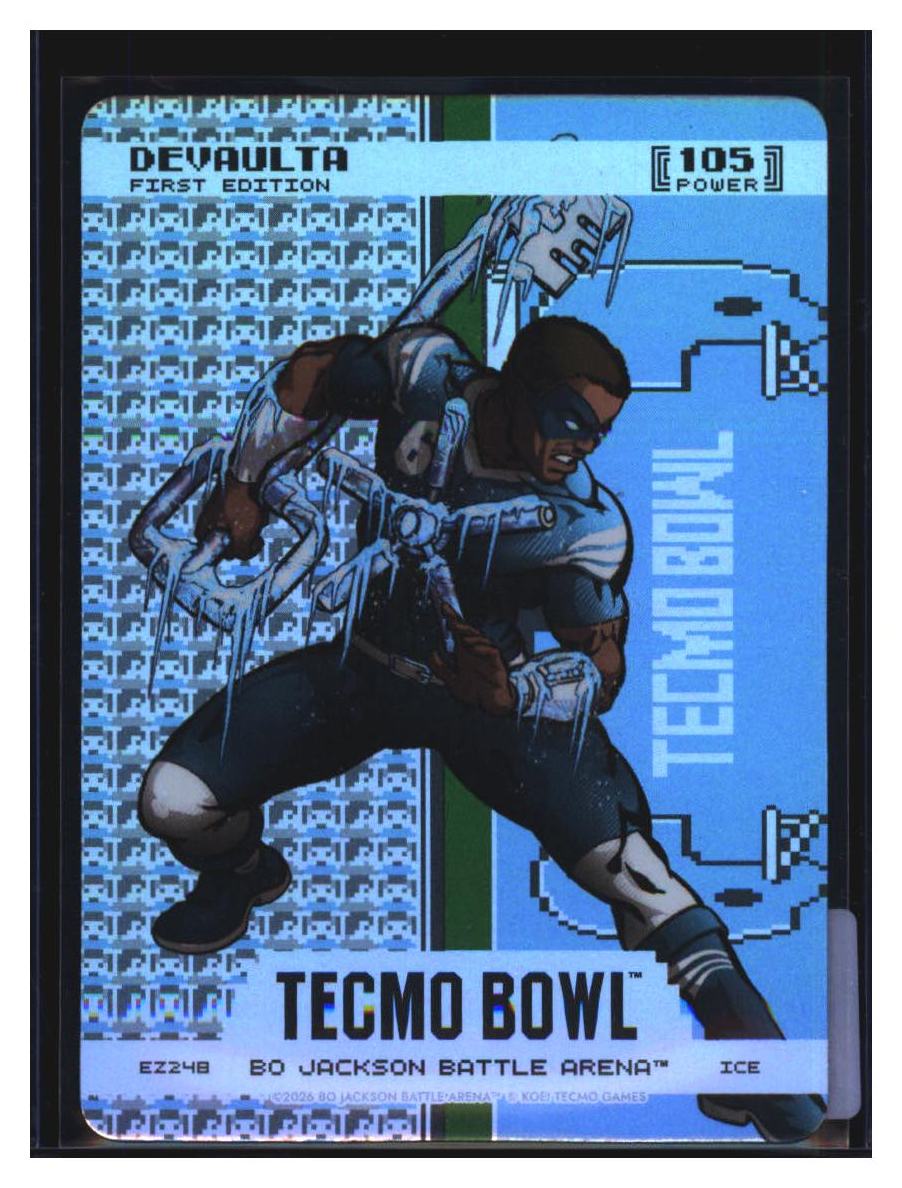 Photo 2 of 2026 Bo Jackson Battle Arena Tecmo Bowl Endzone Battlefoil DeVaulta (DeVonta Smith) #EZ248