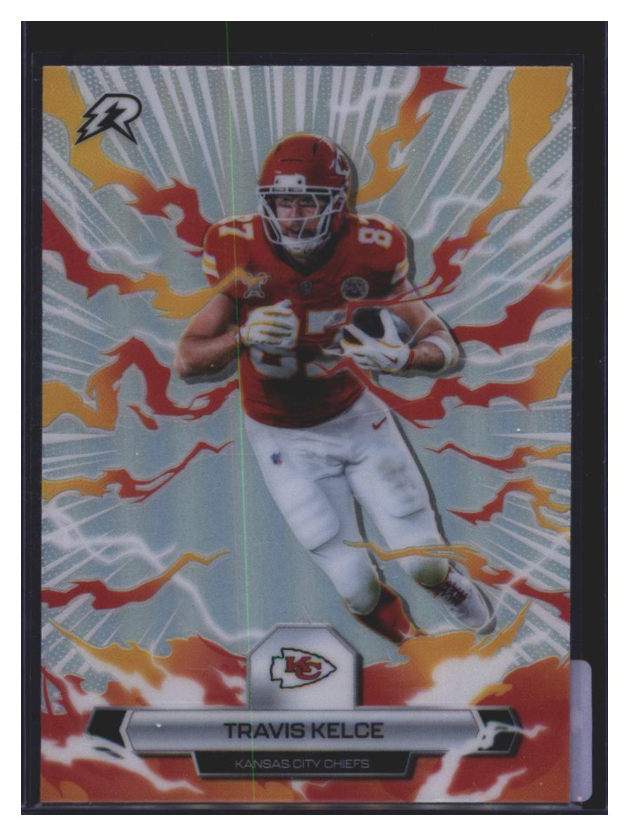 Photo 4 of 2024 Topps Refractor Travis Kelce #49