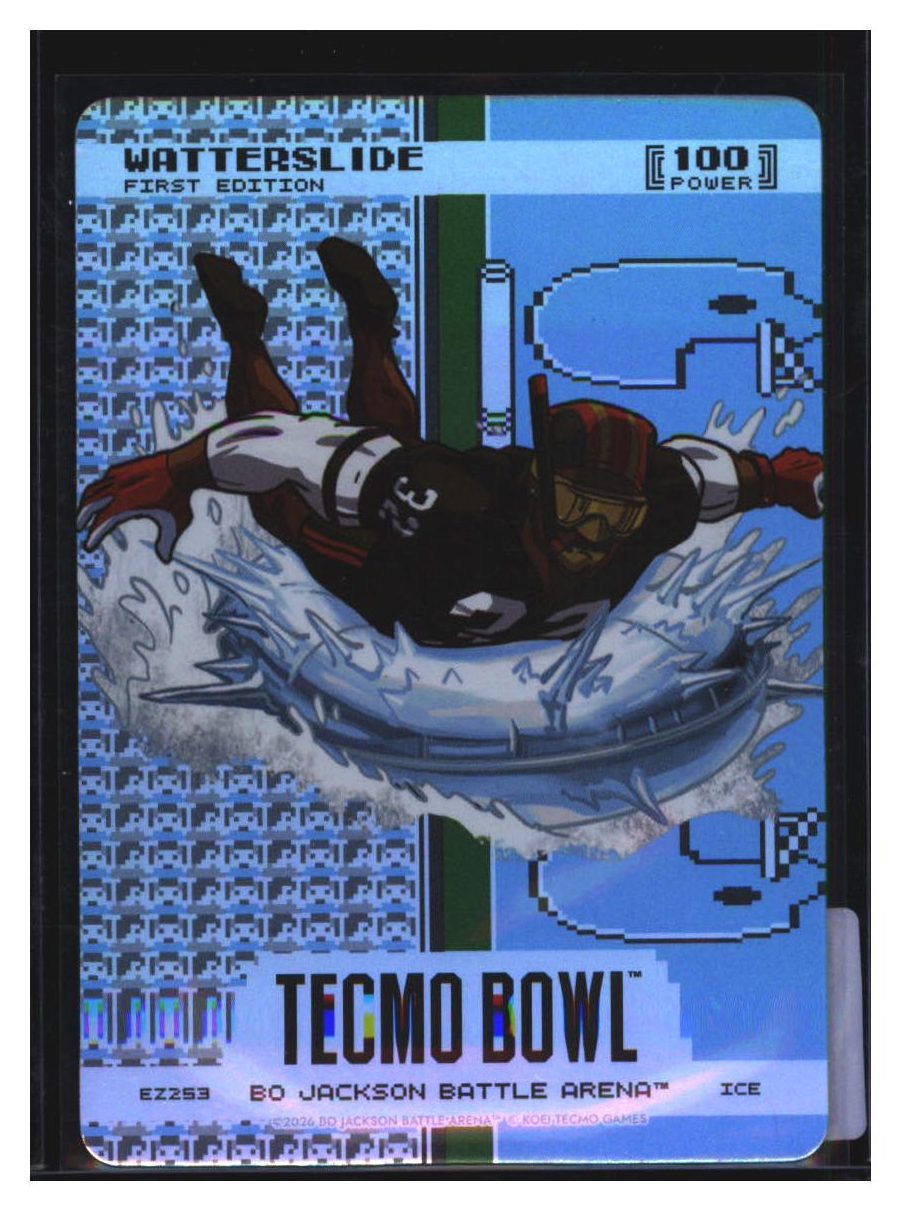 Photo 2 of 2024 Bo Jackson Battle Arena Tecmo Bowl Endzone Battlefoil Watterslide (Ricky Watters) #EZ253