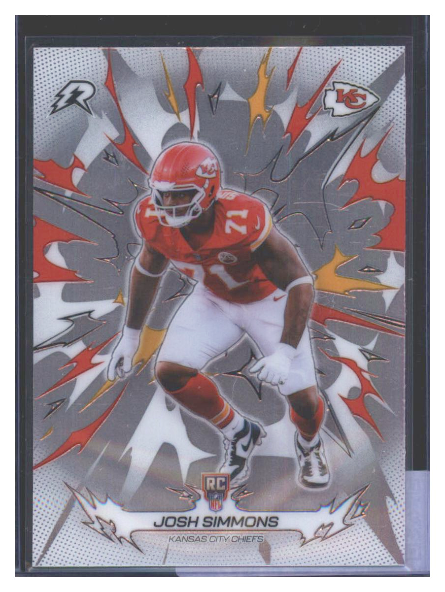 Photo 1 of 2025 Topps Topps Football Josh Simmons #145