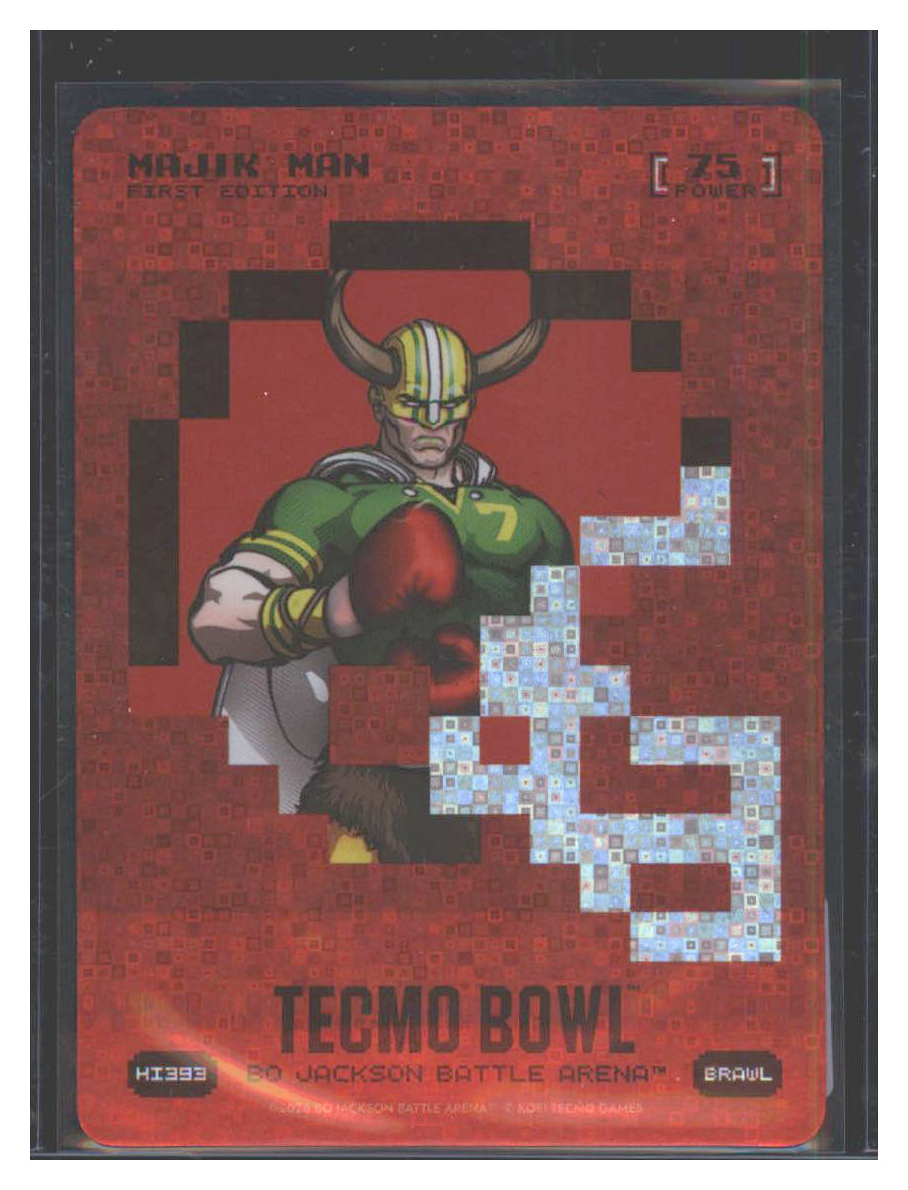 Photo 1 of 2024 Bo Jackson Battle Arena Tecmo Bowl Helmet Icon Battlefoil Majik Man (Don Majkowski) #HI393