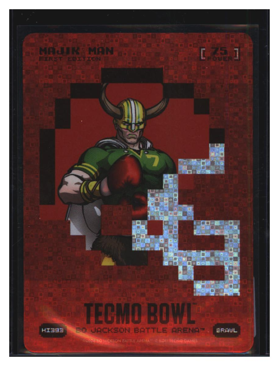 Photo 2 of 2024 Bo Jackson Battle Arena Tecmo Bowl Helmet Icon Battlefoil Majik Man (Don Majkowski) #HI393