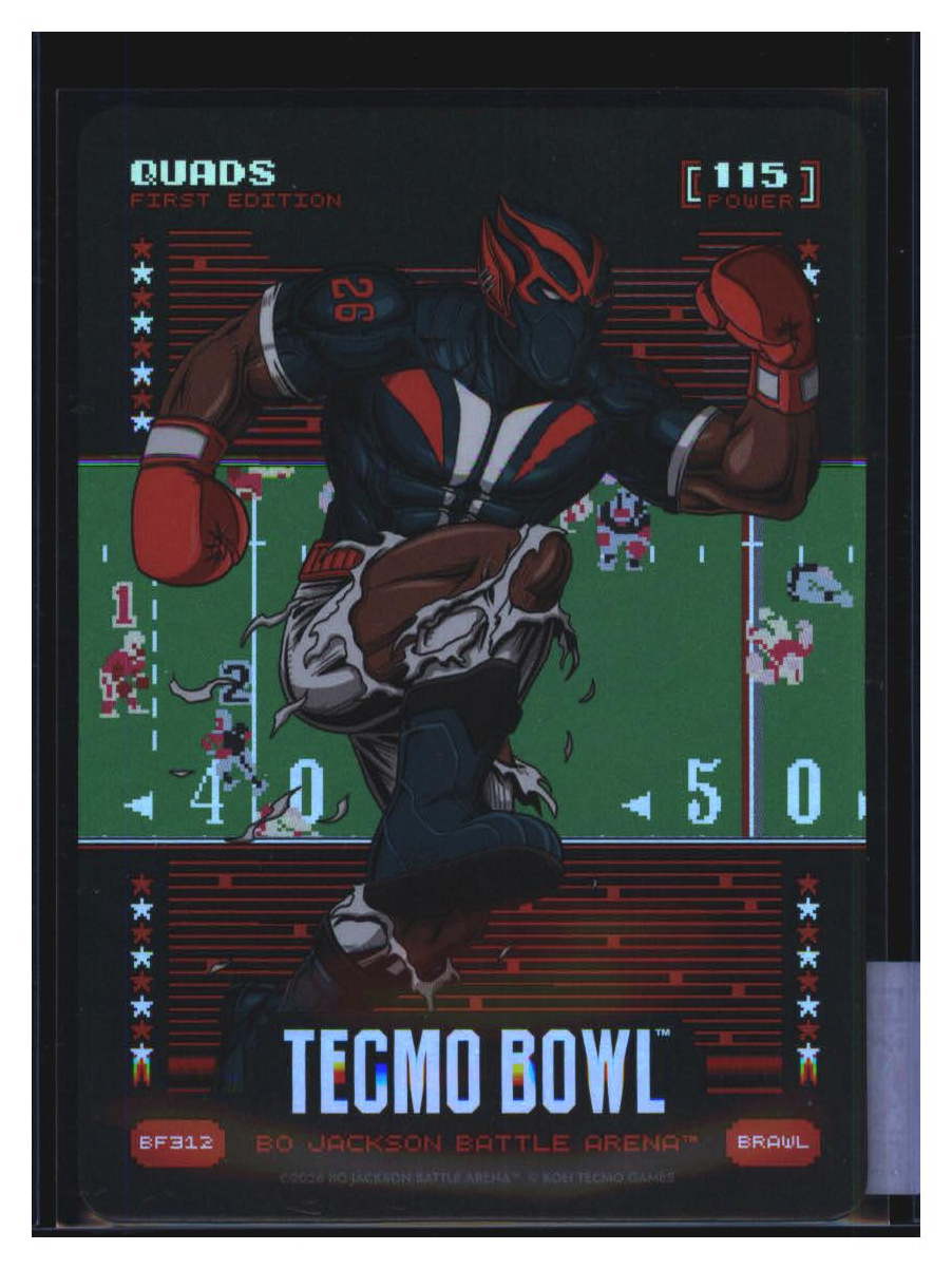 Photo 15 of 2026 Kotaku Tecmo Games Tecmo Bowl Bo Jackson Battle Arena Quads First Edition #BF312