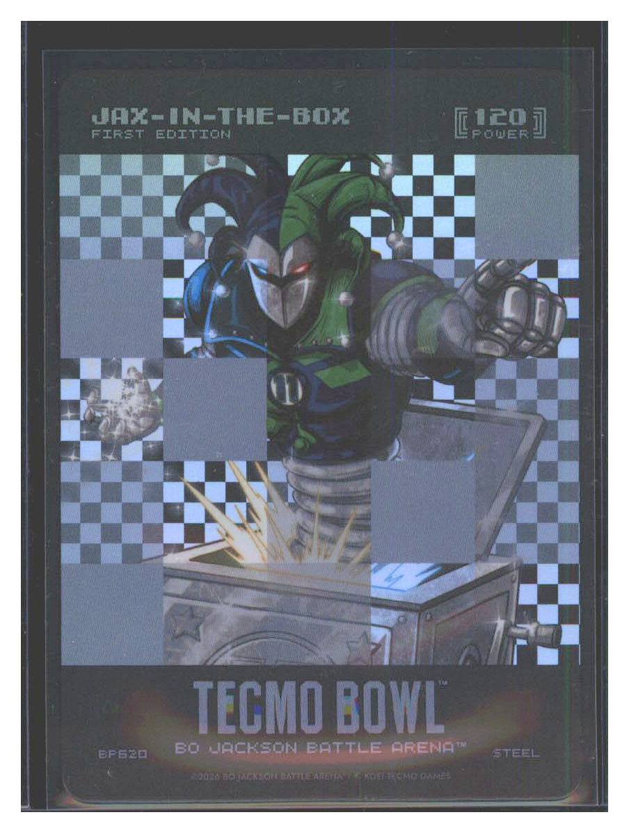 Photo 1 of 2024 Bo Jackson Battle Arena Tecmo Bowl Big Pixel Battlefoil Jax-In-the-Box (Jaxon Smith-Njigba) #BP620
