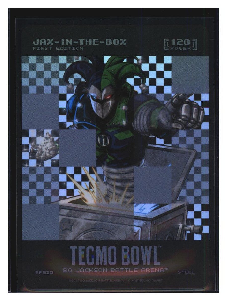 Photo 2 of 2024 Bo Jackson Battle Arena Tecmo Bowl Big Pixel Battlefoil Jax-In-the-Box (Jaxon Smith-Njigba) #BP620