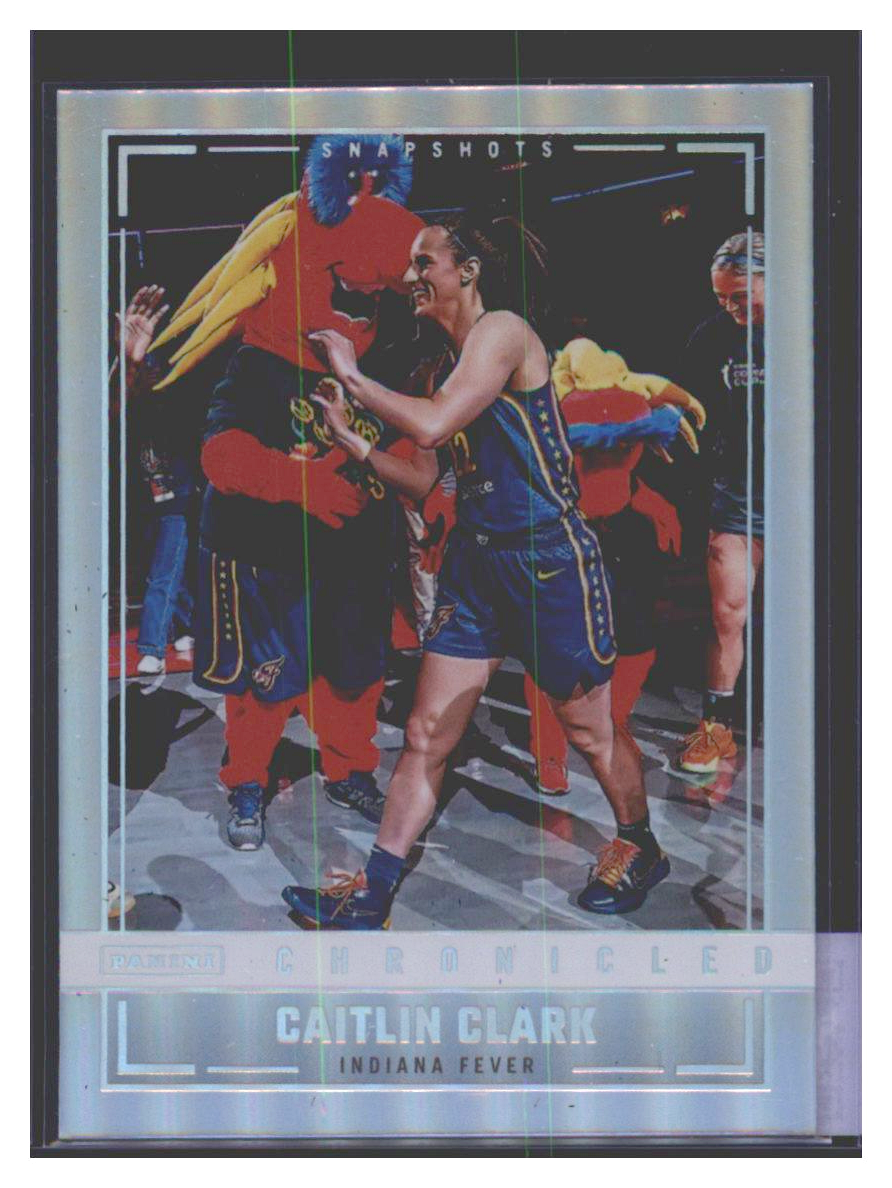 Photo 1 of Panini Chronicked Snapshots Silver Prizm Caitlin Clark #92