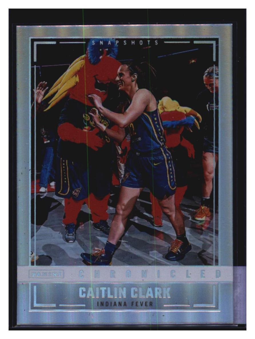 Photo 2 of Panini Chronicked Snapshots Silver Prizm Caitlin Clark #92