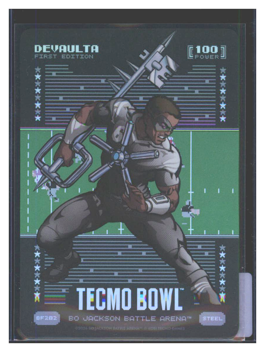 Photo 1 of 2024 Bo Jackson Battle Arena Battlefoil Tecmo Bowl DeVaulta (DeVonta Smith) #BF282