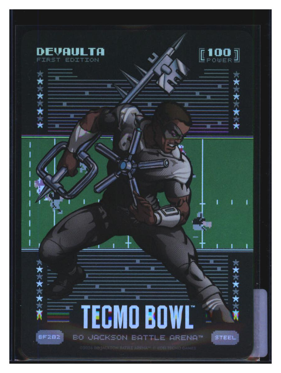 Photo 2 of 2024 Bo Jackson Battle Arena Battlefoil Tecmo Bowl DeVaulta (DeVonta Smith) #BF282