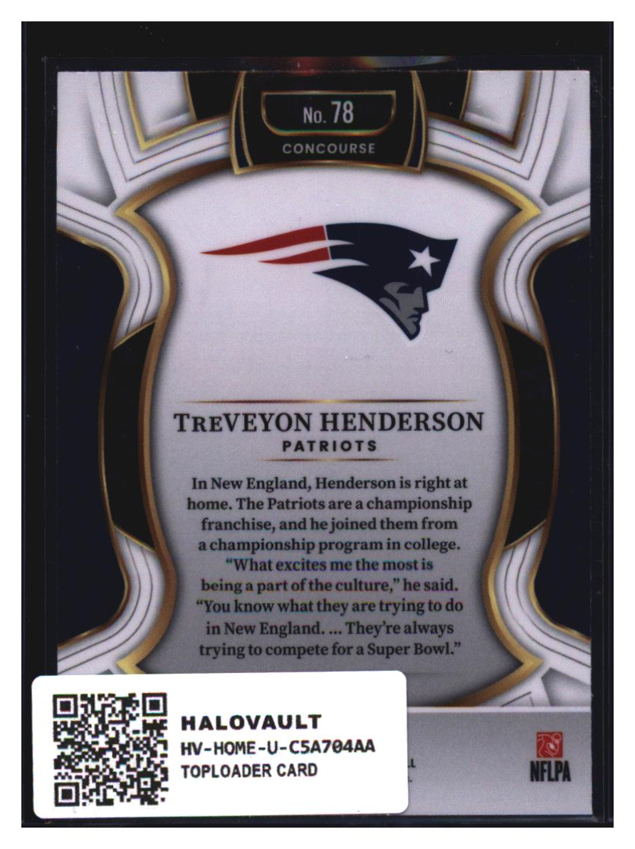 Photo 3 of Panini Select Panini Select Football TreVeyon Henderson #78