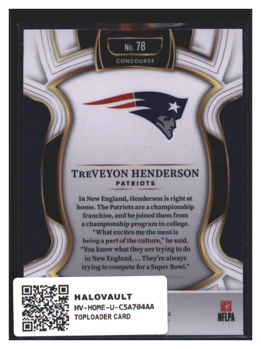 Photo 7 of Panini Select Panini Select Football TreVeyon Henderson #78