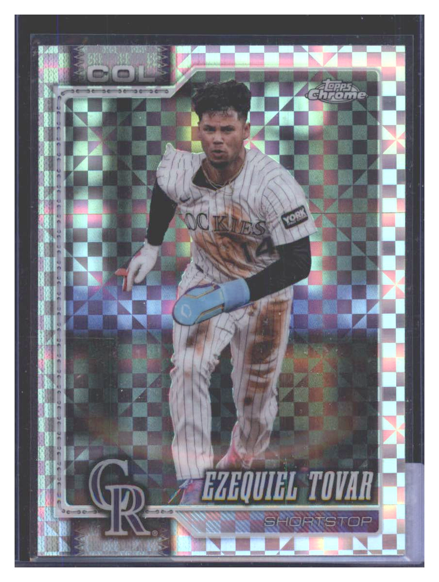 Photo 1 of 2026 Topps Topps Chrome Prism Refractor Ezequiel Tovar #8