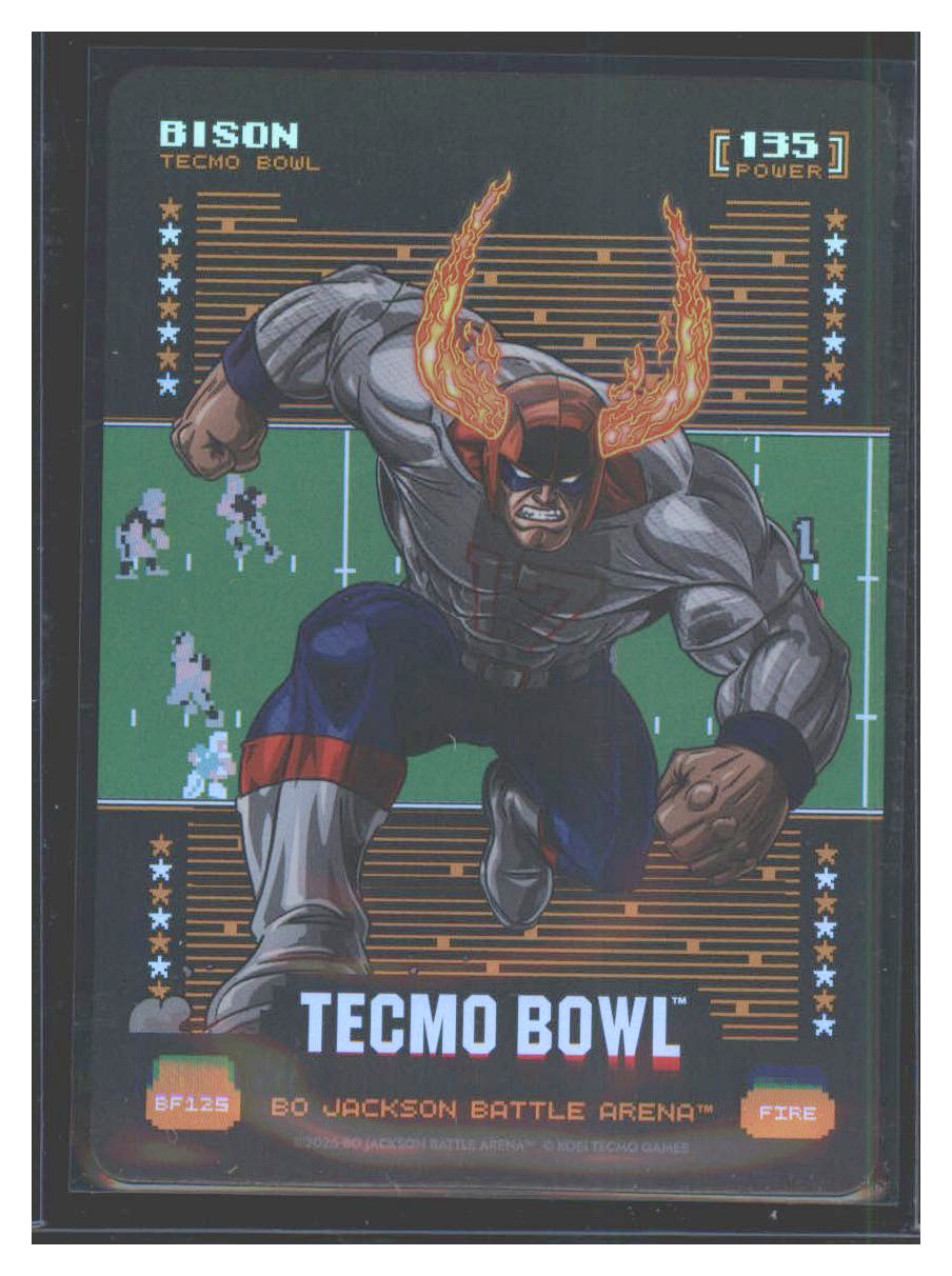 Photo 1 of 2025 KOEI TECMO GAMES TECMO BOWL BO JACKSON BATTLE ARENA Red 2025 Bo Jackson Battle Arena Red #BF129 (Bo Jackson)