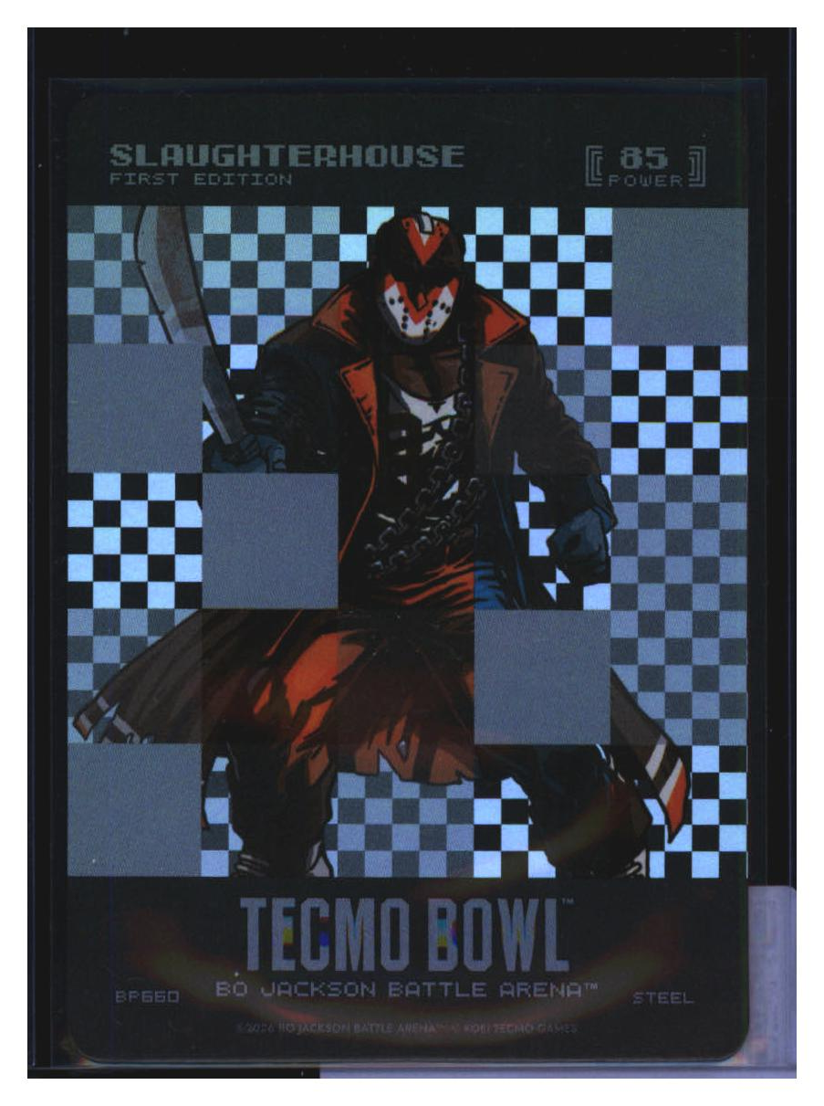 Photo 2 of 2024 Bo Jackson Battle Arena Tecmo Bowl Big Pixel Battlefoil Slaughterhouse (Webster Slaughter) #BP660