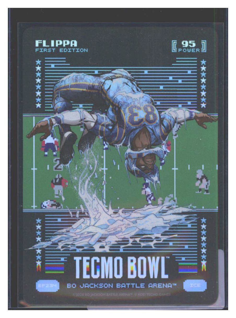 Photo 1 of 2024 Bo Jackson Battle Arena Tecmo Bowl Battlefoil Flippa (Flipper Anderson) #BF234