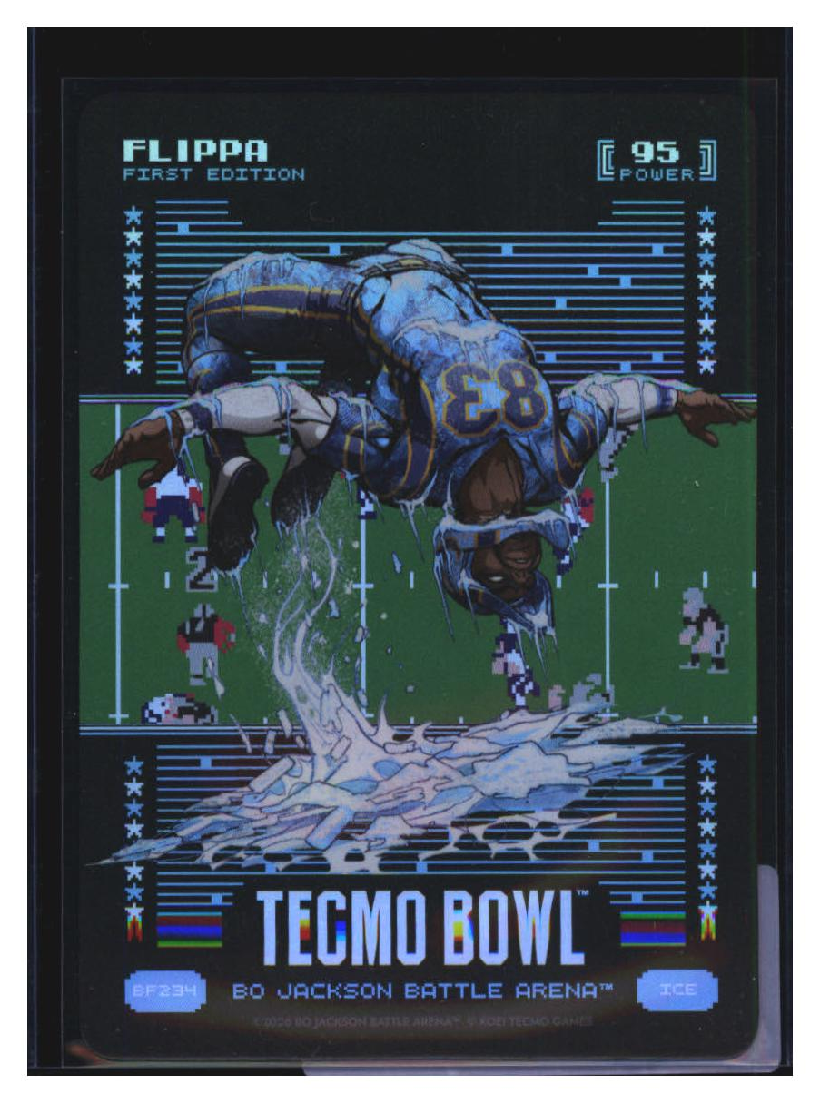 Photo 2 of 2024 Bo Jackson Battle Arena Tecmo Bowl Battlefoil Flippa (Flipper Anderson) #BF234