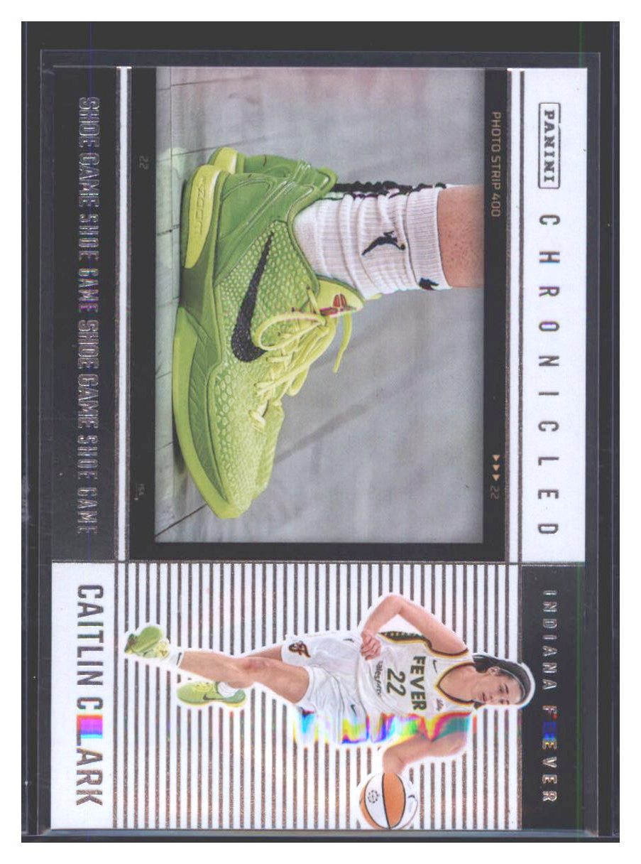 Photo 1 of 2025 Panini Chronicle Shoe Game Caitlin Clark #71