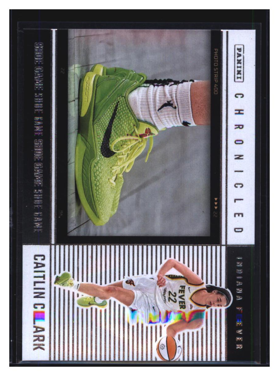 Photo 2 of 2025 Panini Caitlin Clark Chronicled 2025 Panini Caitlin Clark Chronicled Shoe Game #71