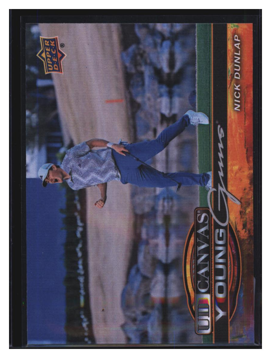 Photo 2 of 2024 Upper Deck Upper Deck Golf UD Canvas Young Guns Nick Dunlap #C47