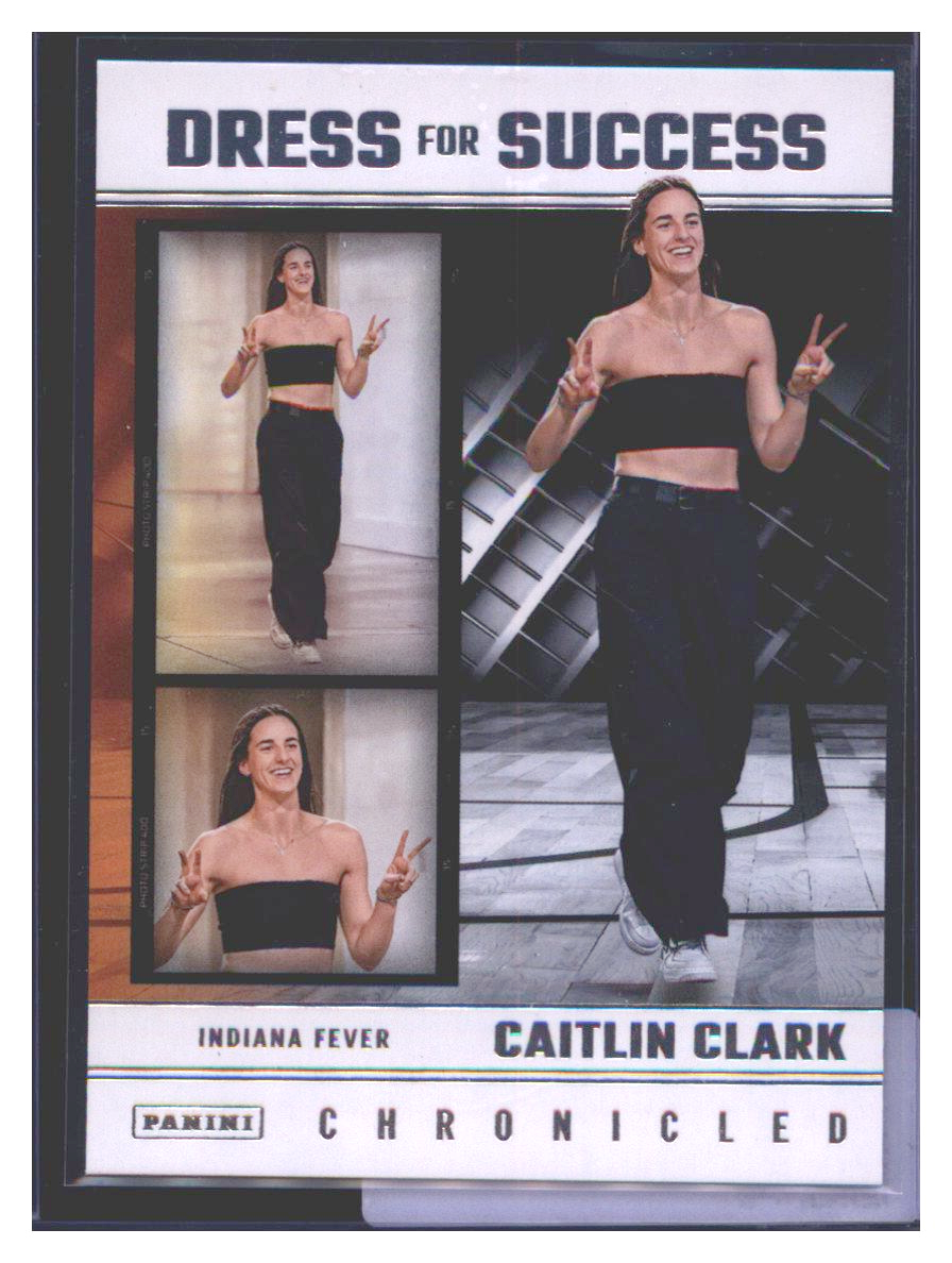 Photo 1 of 2025 Panini Chronicled Caitlin Clark Chronicled Dress for Success #68