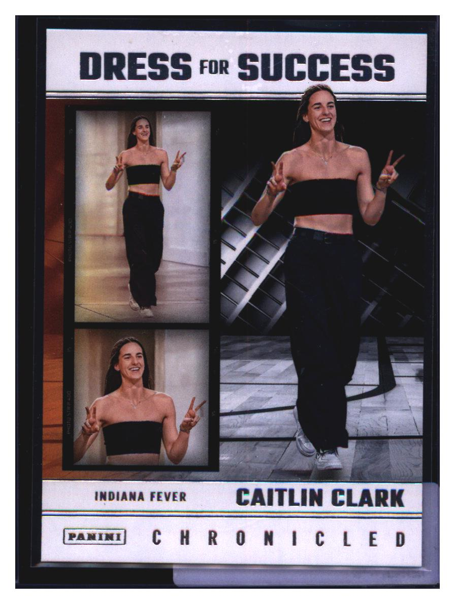 Photo 2 of 2025 Panini Chronicled Caitlin Clark Chronicled Dress for Success #68