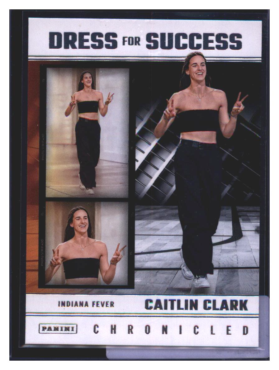 Photo 4 of 2025 Panini Chronicled Caitlin Clark Chronicled Dress for Success #68