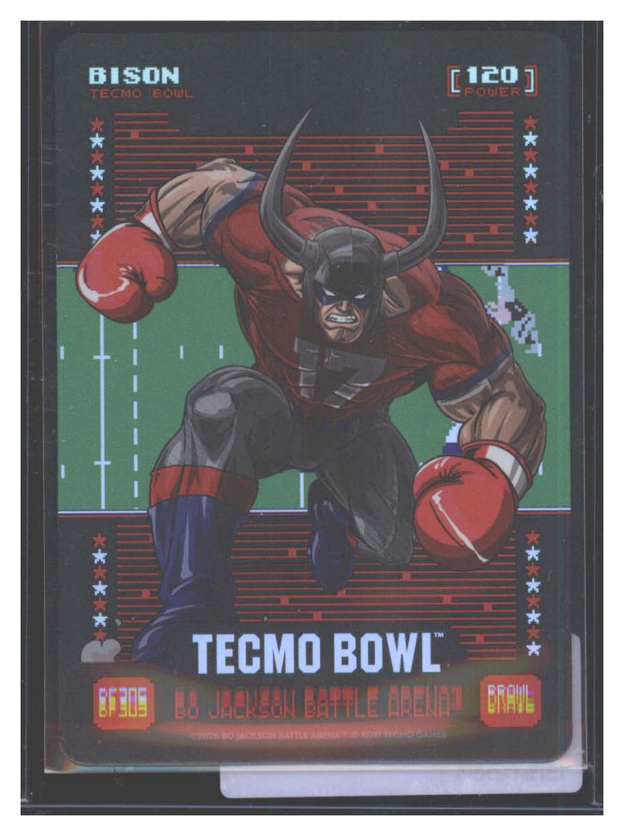 Photo 1 of 2024 Bo Jackson Battle Arena Tecmo Bowl Battlefoil Bison (Josh Allen) #BF305
