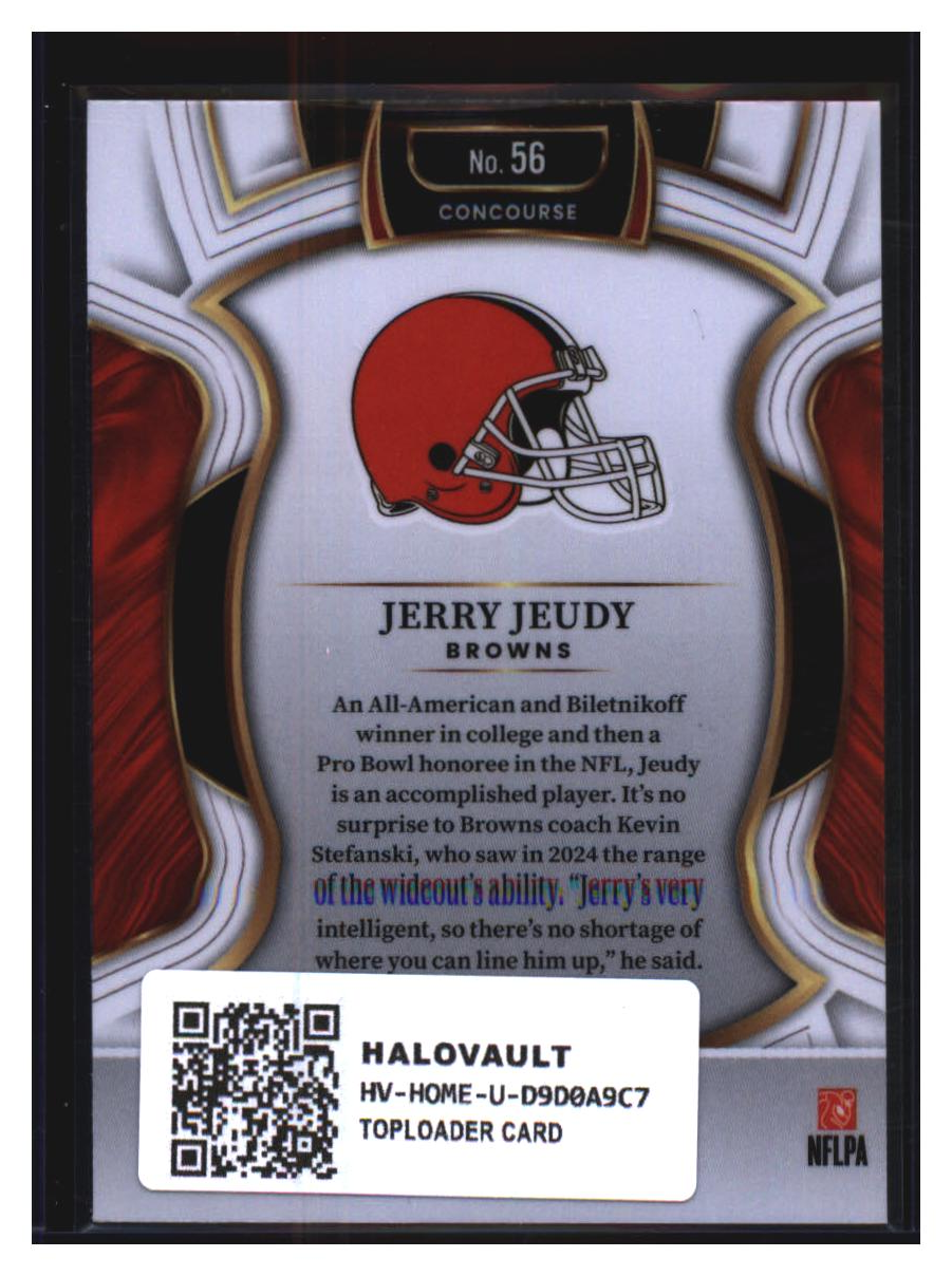 Photo 2 of Panini Select 2025 Concourse Holo Jerry Jeudy #136