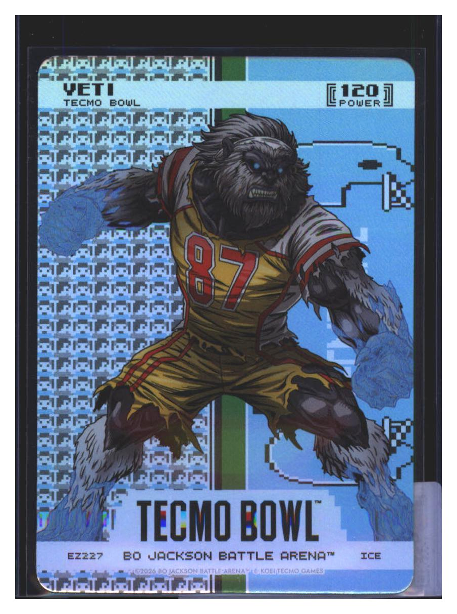 Photo 223 of 2026 Bo Jackson Battle Arena Tecmo Bowl Edition Endzone Battlefoil Yeti (Travis Kelce) #EZ227