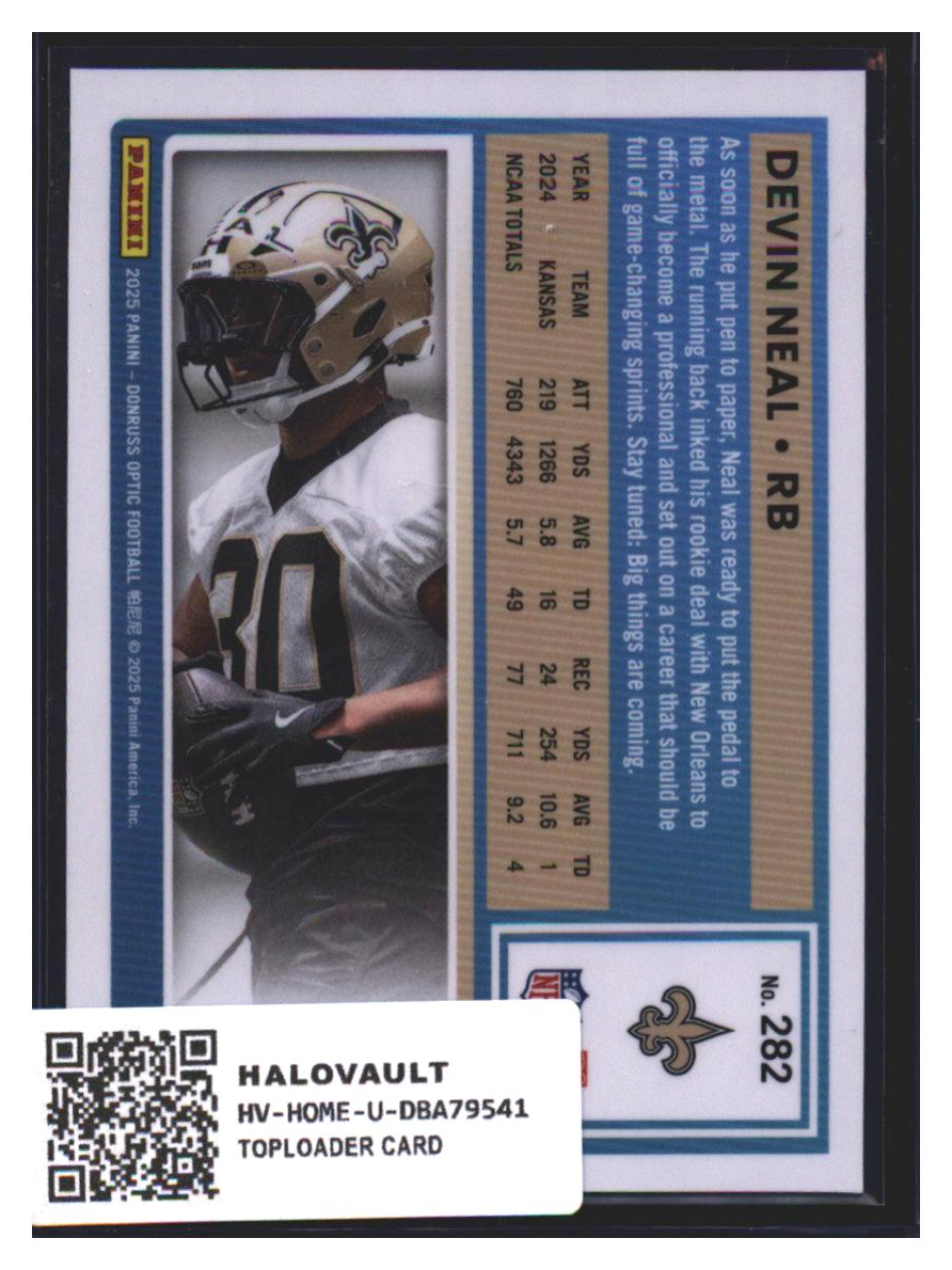 Photo 7 of Donruss Optic Donruss Optic Football Devin Neal #282