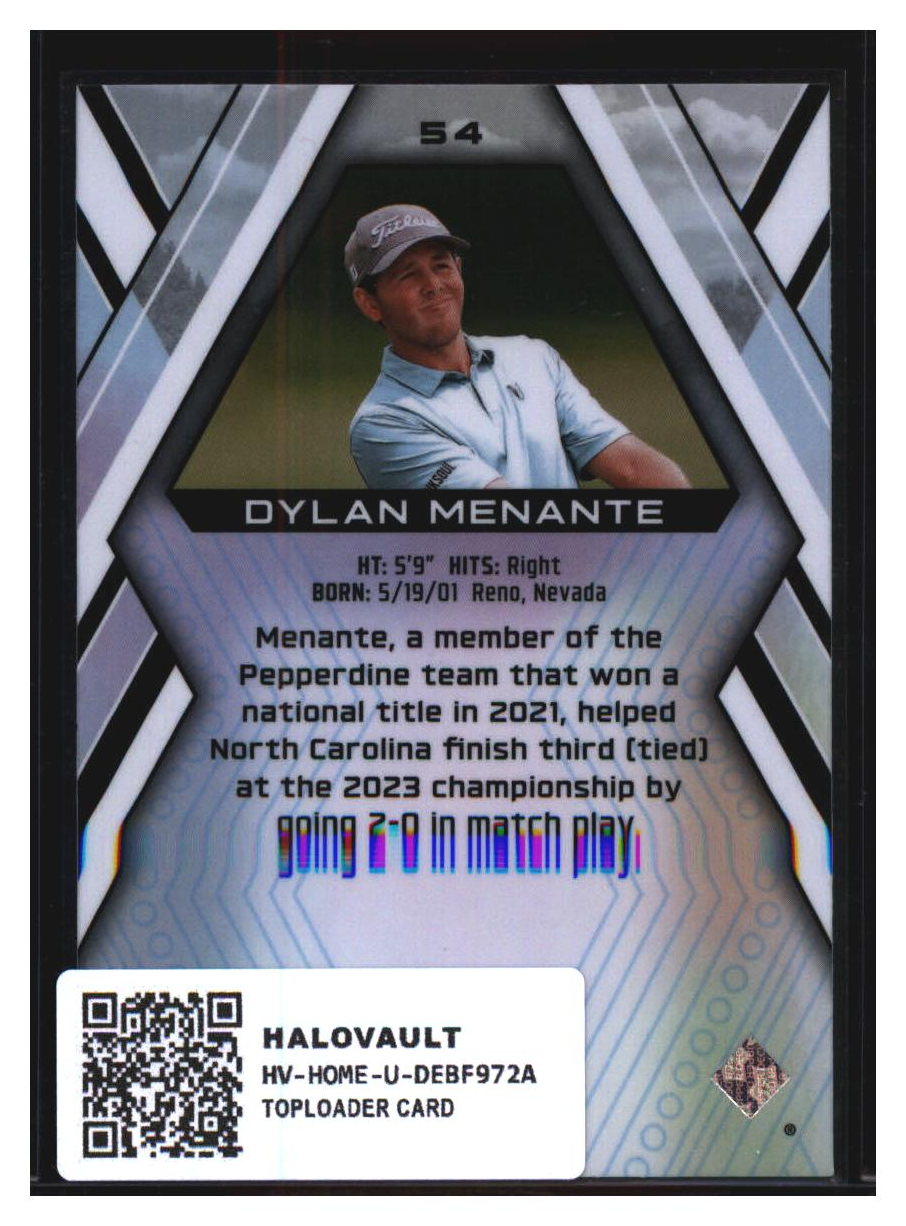 Photo 2 of Topps Allure Blue Ice Dylan Menante #54