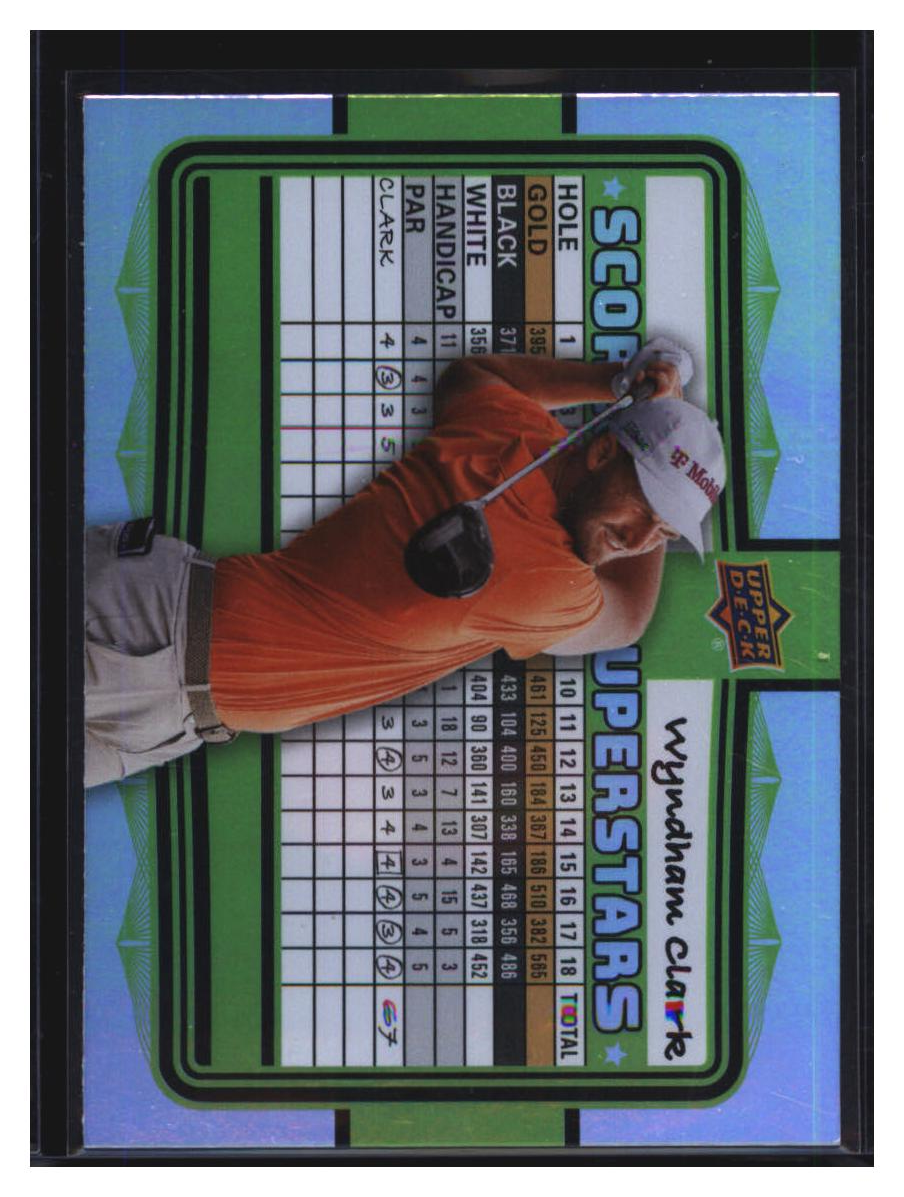 Photo 2 of 2024 Upper Deck Upper Deck Golf Scorecard Superstars Wyndham Clark #SS-8