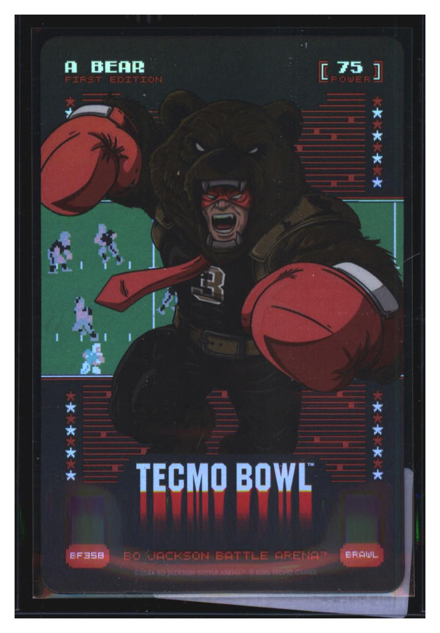 Photo 2 of 2026 Bo Jackson Battle Arena Tecmo Bowl Edition Battlefoil A Bear (Bobby Hebert) #BF358