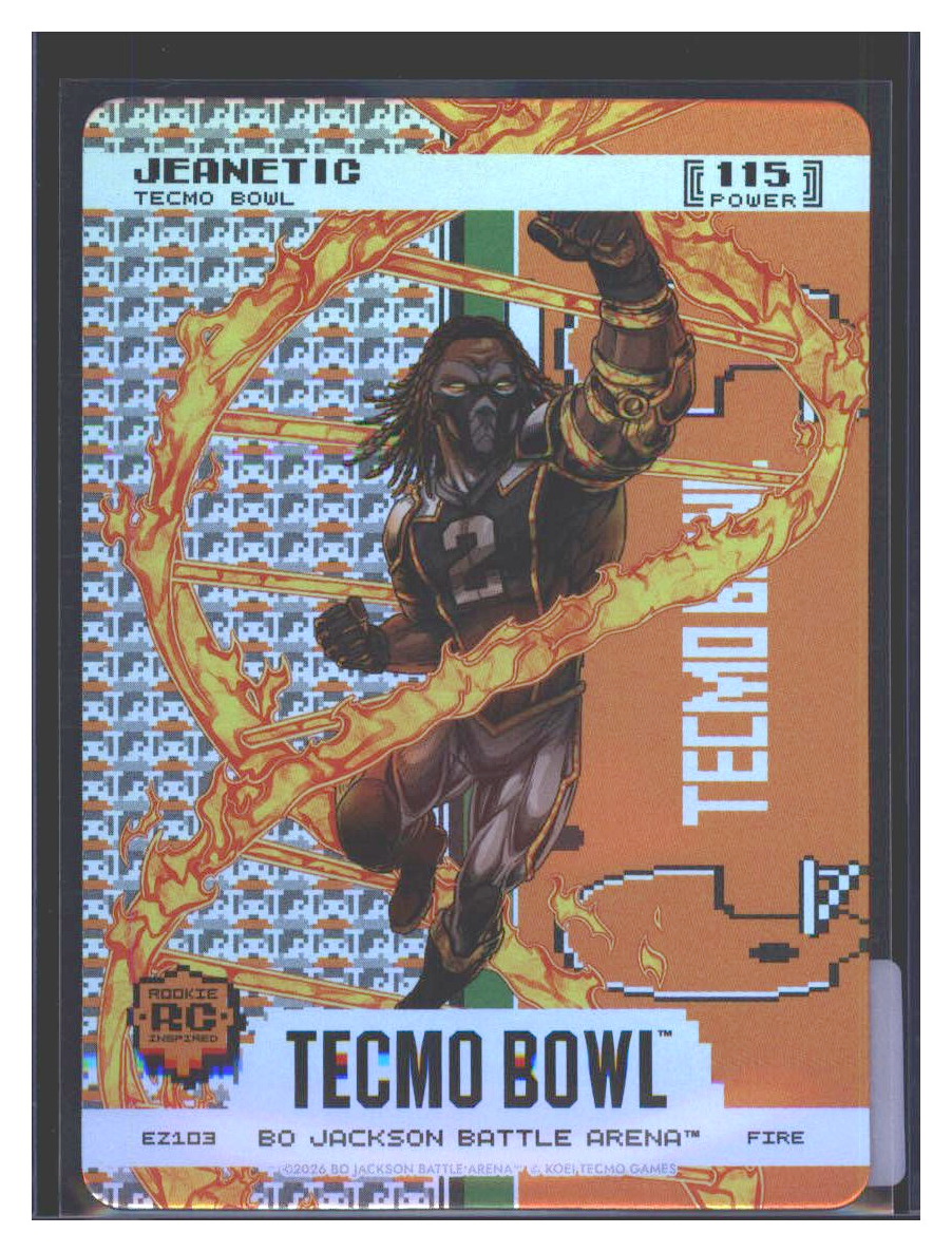 Photo 1 of 2026 Tecmo Bowl Bo Jackson Battle Arena Fire 2026 Bo Jackson Battle Arena Fire EZ103 (Bo Jackson)