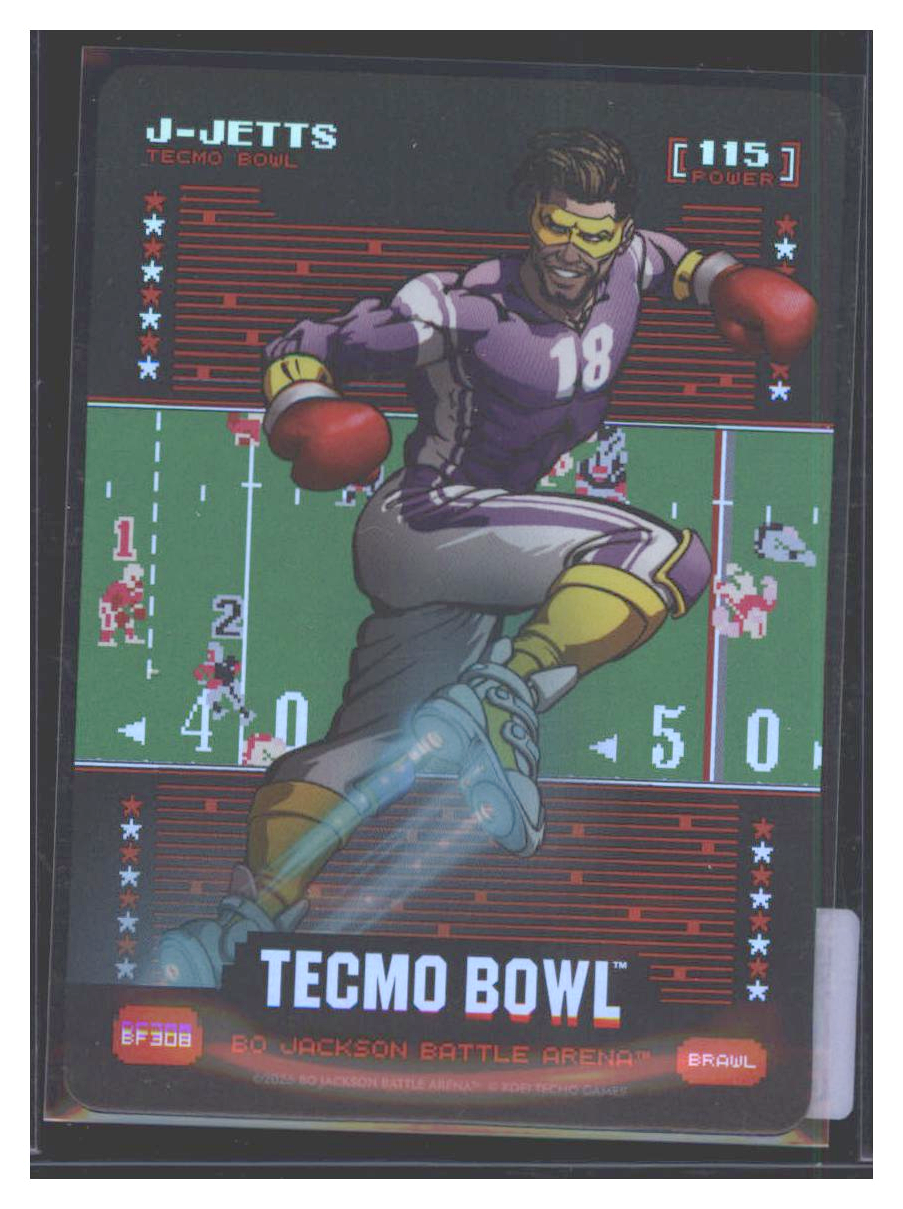 Photo 1 of 2023 Tecmo Bowl Battle Arena Bo Jackson Battle Arena BF368 BF368 Bo Jackson Battle Arena #J-JETTS (Bo Jackson)