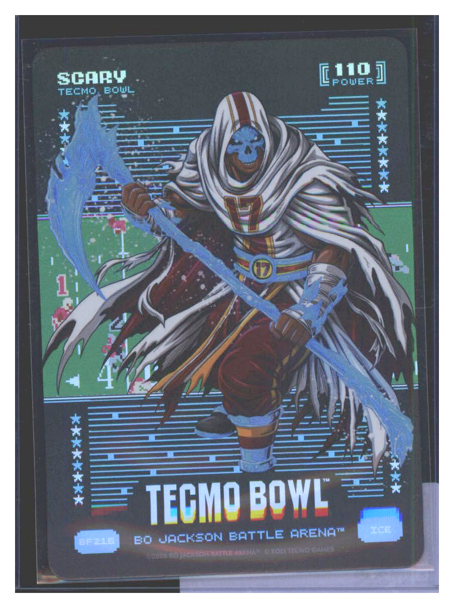 Photo 1 of 2024 Bo Jackson Battle Arena Tecmo Bowl Battlefoil Scary (Terry McLaurin) #BF216