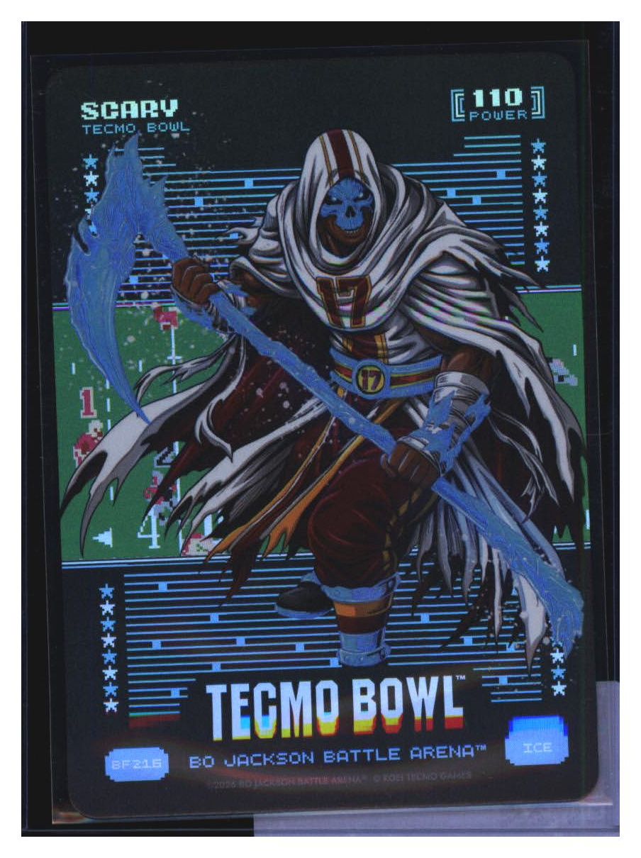 Photo 2 of 2024 Bo Jackson Battle Arena Tecmo Bowl Battlefoil Scary (Terry McLaurin) #BF216