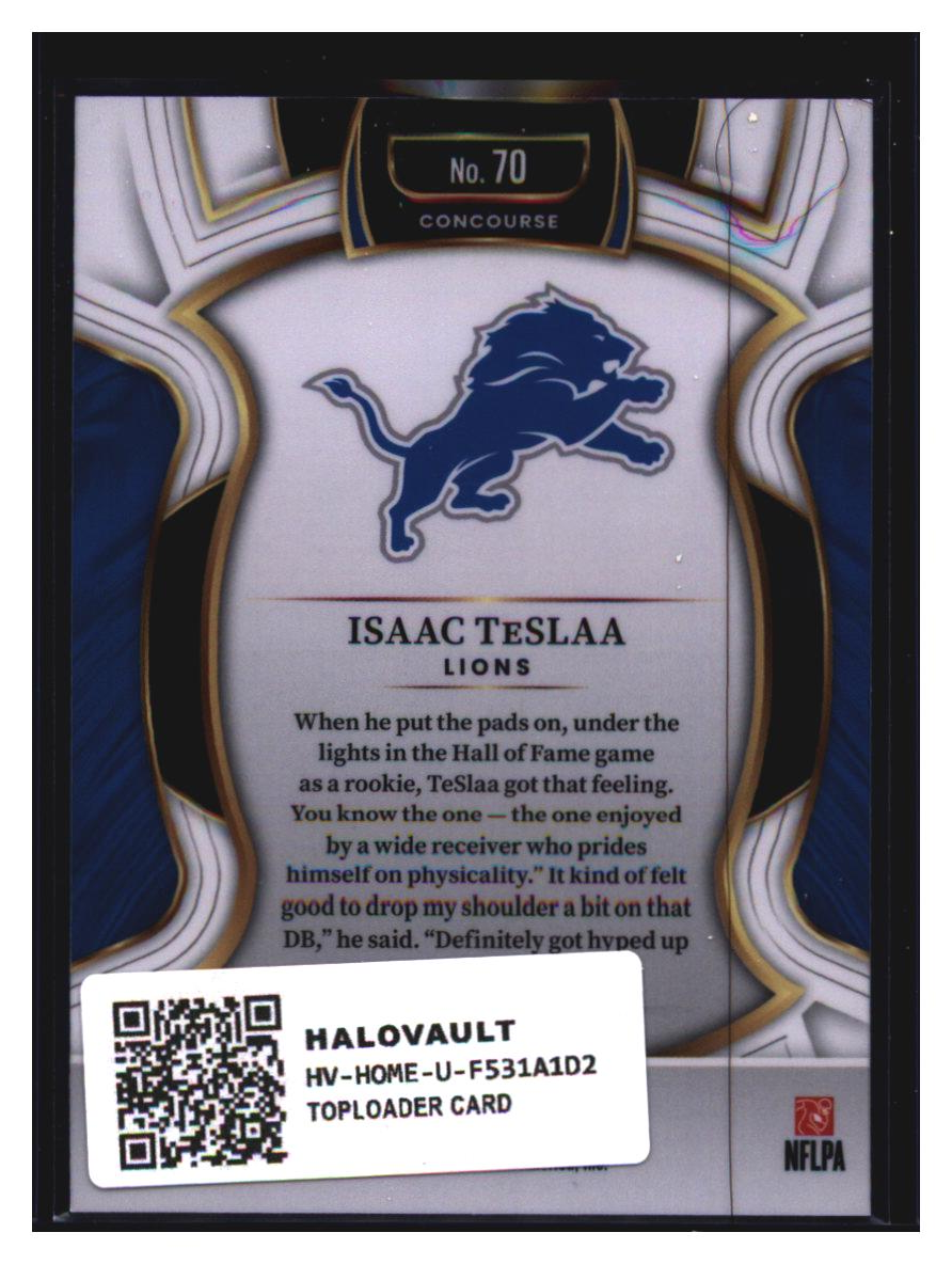 Photo 4 of Panini Concourse Refractor Isaac Teslaa #70