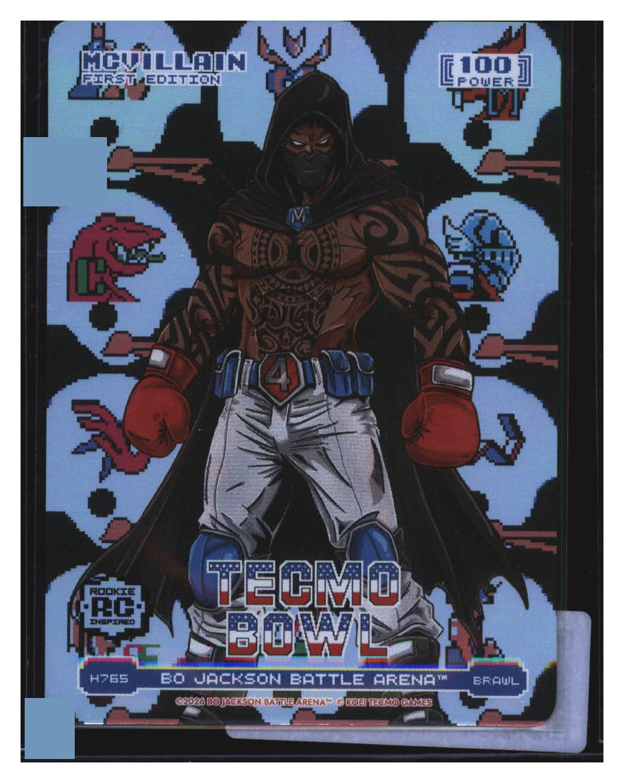 Photo 1 of 2023 Tecmo Bowl Bo Jackson Battle Arena Rookie RC Inspired Base 2023 Bo Jackson Battle Arena Rookie RC Inspired #H765