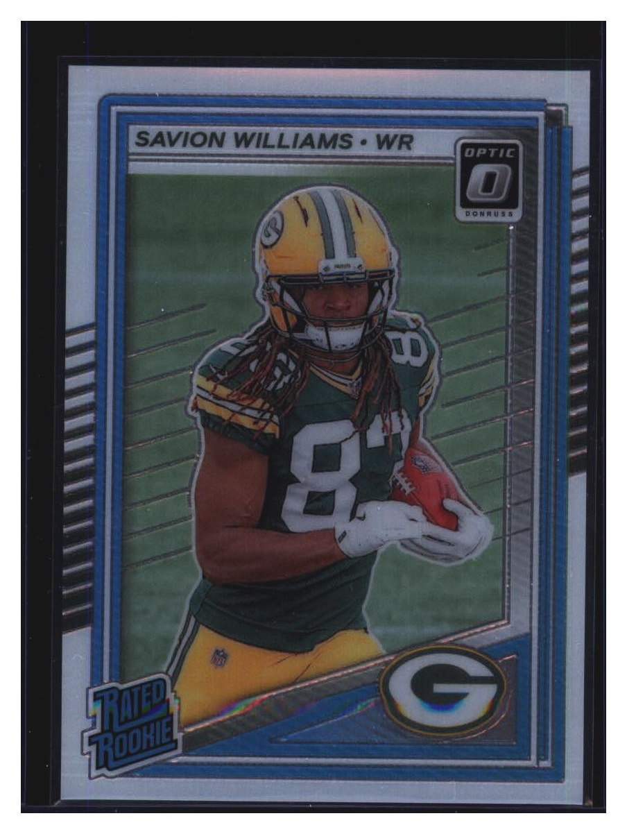 Photo 2 of 2025 Panini Donruss Optic 2025 Panini Donruss Optic Silver Prizm Savion Williams #221